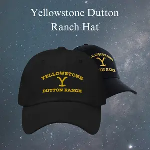 Yellowstone Dutton Ranch Logo, Men's Adjustable Hat, Unisex, Outdoor Accessories.
