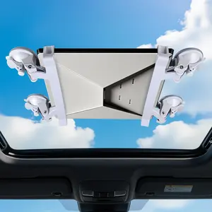 Starlink Mini Mount, Heavy Duty Suction Cup Mount with 4 Strong Nano Gel Pads, Tool-Free Car Mount for Sunroof, Windshield, Dashboard & Exterior Car Body, Starlink Mini Accessories