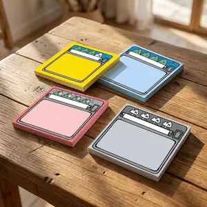 Funny Sardine Canned Fish Sticky Notes 4 Pack 200 Sheets 3x3 Inch Quirky Memo Pads for Office Humor Desk Accessories Gag Gift for Coworkers Students Weird Stationery Stuff Novelty Note Paper Office Supplies