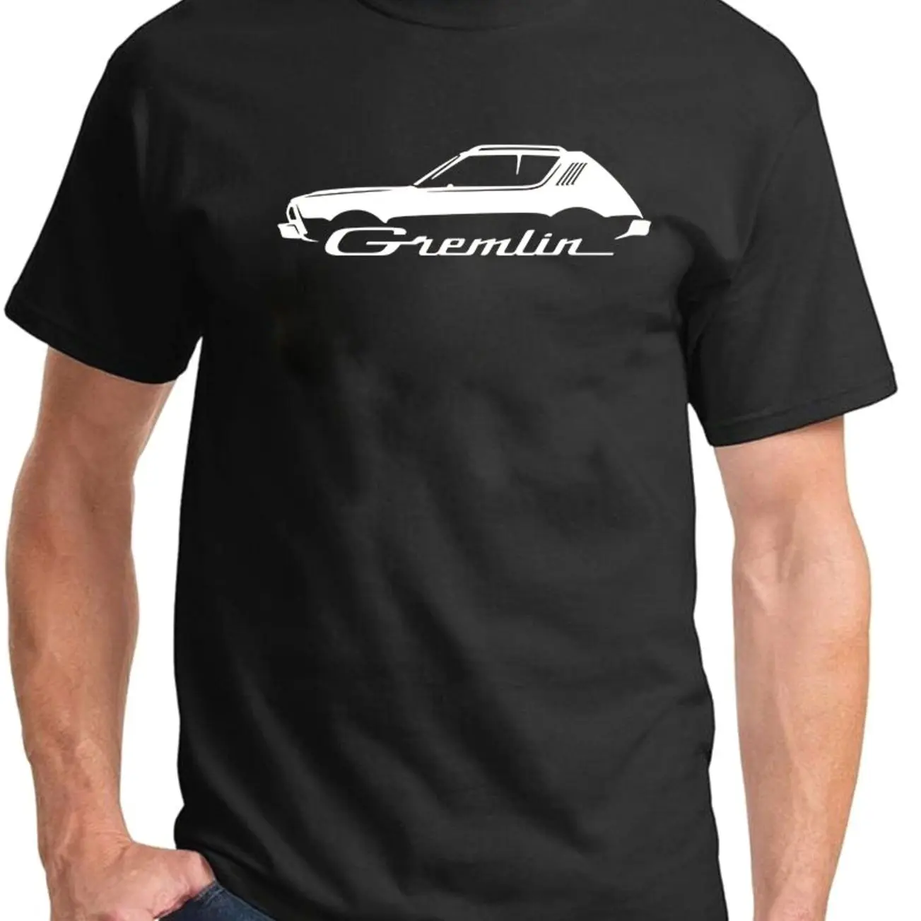 AMC Gremlin Classic Outline Design Tshirt Sweatshirt Hoodie, Car Enthusiast and Fans Gift