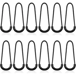 Nylon U-Shape Zipper Pulls, 12 count Heavy Duty Zipper Tags, North  Backpack Zippers Pull , Black Cord Extension for Backpack Luggage Purse