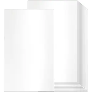 Shimmer Cardstock Legal Cardstock 8.5x14 White,  Pearlescent Paper 80 lb Shimmer Card Stock Printer Paper for Menus, Brochures and DIY Crafts, 100 Pack