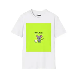 Tech-Inspired Unisex T-Shirt, Casual Graphic Tee, Graphic Designer Shirt, Gift for Digital Artists, Softstyle Cotton T-Shirt