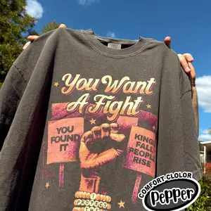 You want a fight you found it kings fall people rise protest shirt , father figure lyric shirt