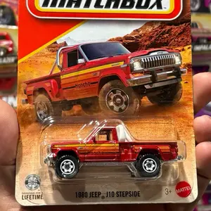 Mbox 1980 Jeep Step Side diecast truck 1:64 scale