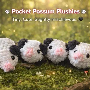 Pocket Possum Plushies