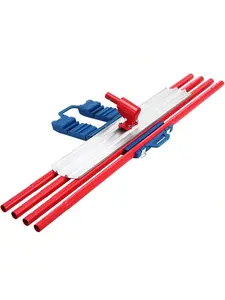 Bull Float Magnesium Concrete Float 48 X 8" Round End Concrete Float Tool Cement Tool Bull Concrete Kit Bull Float With 4 Float Handle Bull Float Bracket Concrete Tools Finishing Bull Float