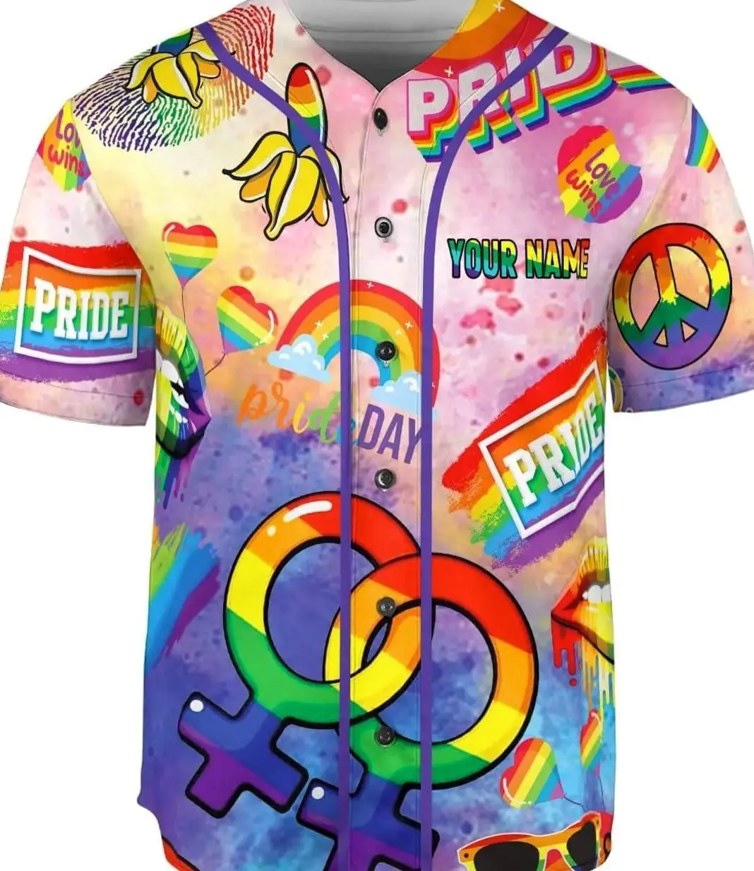 LGBT Pride Month Baseball Jersey