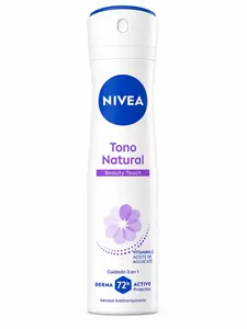 NIVEA Tono Natural BEAUTY TOUCH SPRAY  Deodorant - 72h Active Protection, Anti-Odor, Anti-Stain, Anti-Irritation, 150ml