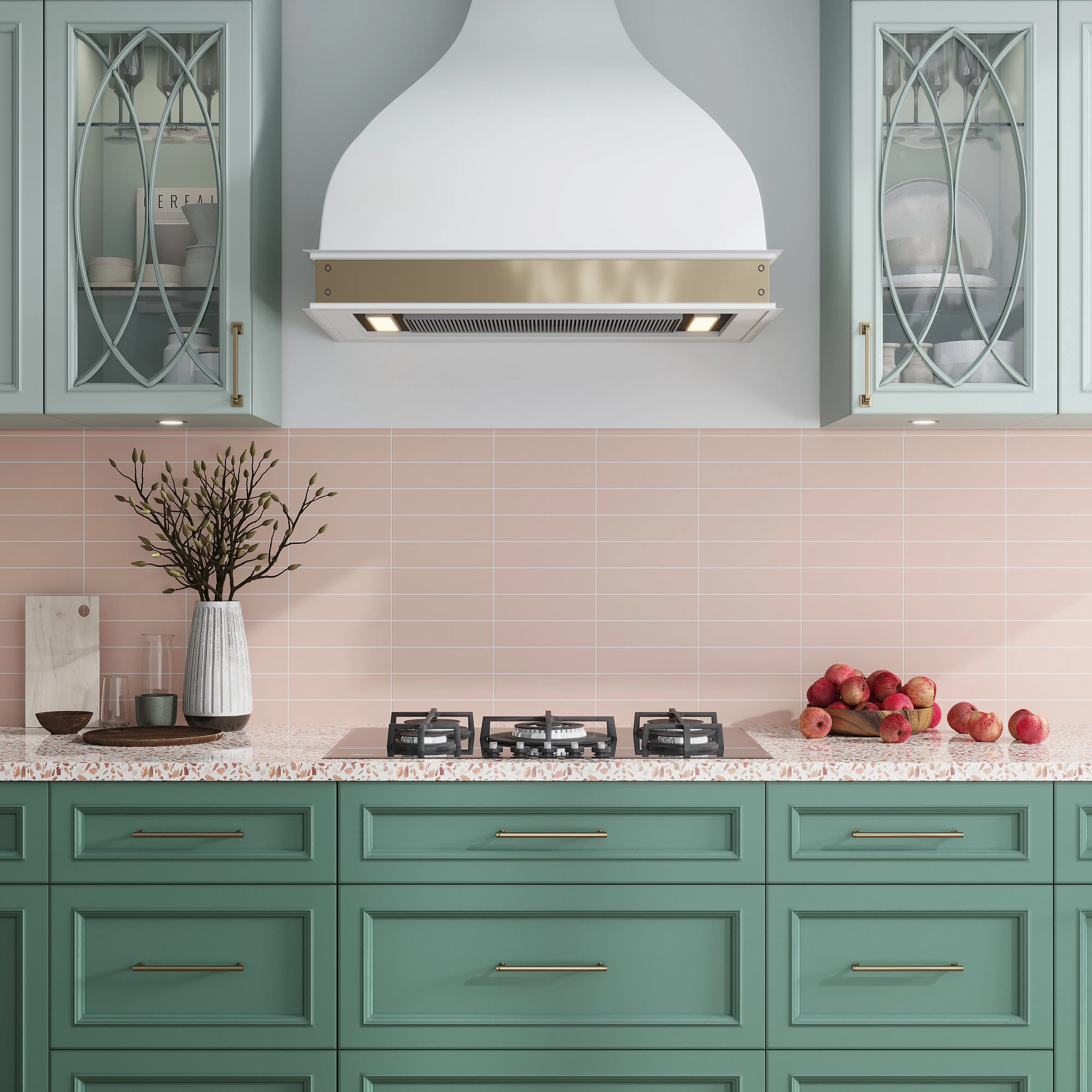 Pink 2x8 Matte Ceramic Subway Tile (35 Cases, 226.1 sqft/Pallet)