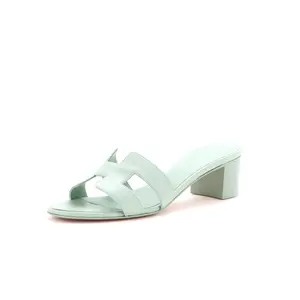 Pre-owned Hermes Women's Oasis Sandals Leather by Rebag