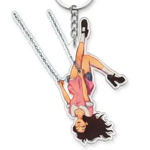 DroppDead 2 Side Keychain,Music Pop Star For Woman And Man,Gift For Fans
