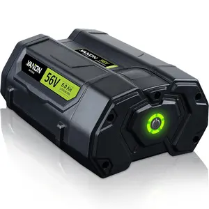 56V 5.0Ah  Replace for EGO 56V  Compatible with Mode, BA2800T BA1400T BA2242T Green  Better Kit Power Tool Lithium Ion  Rechargeable Battery