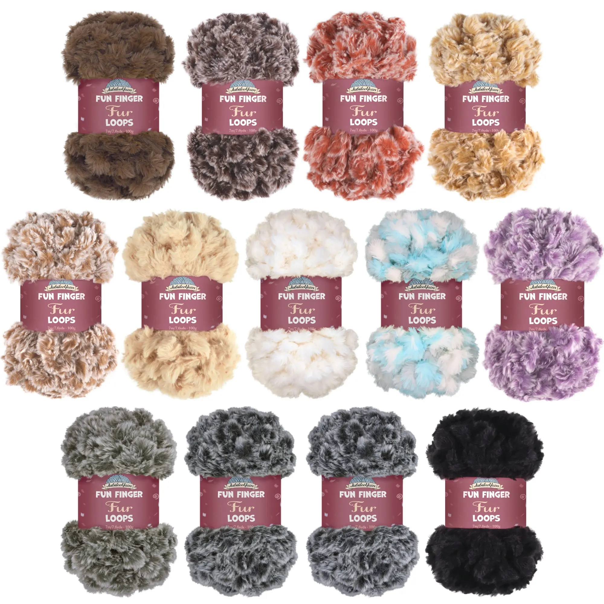 Fun Finger Fur Loops Yarn