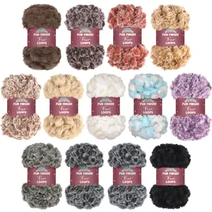 Fun Finger Fur Loops Yarn