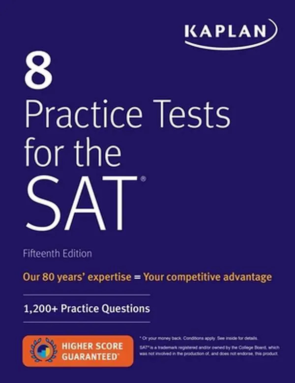 USED-8 Practice Tests for the SAT: 1,200+ SAT Practice Questions by Kaplan Test Prep (Paperback)