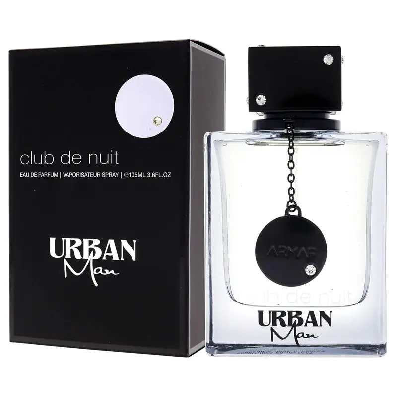 Armaf Club de Nuit Urban Man Aroma Eau de Parfum Spray for Men - 3.4 fl oz/100ml (3 to 3.9 fl oz), Aromatic Woody Cologne with Warm Spicy Fragrance, Earthy Notes, Cedar Heart, Patchouli Base, Ginger, Cruelty-Free Spicy Perfumes