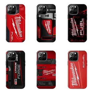 Milwaukee M18 FUEL Power Tool Case for iPhone 17-7 Pro Max Plus & Samsung Galaxy S26-S21 Ultra Plus - Heavy Duty Mechanical Redlithium Forge Phone Cover unisex