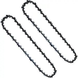 2PC 12 Inch Chainsaw Chains for Dewalt 20V DCCS620B, DCCS620P1 Chainsaw, Replacement Chain for BLACK+DECKER LCS1240 LCS1240B Chain Saw - 3/8'' .043'' 45 Drive Links