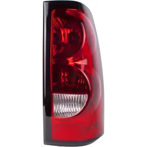 Compatible With 2003 2004 2005 2006 Chevy Silverado 1500 2500 3500 Driver and Passenger Side Tail Light - Bulb and Harness Included