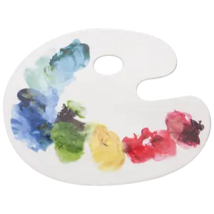 Fishs Eddy Funny little Trays - Artist Palette Cheese Tray