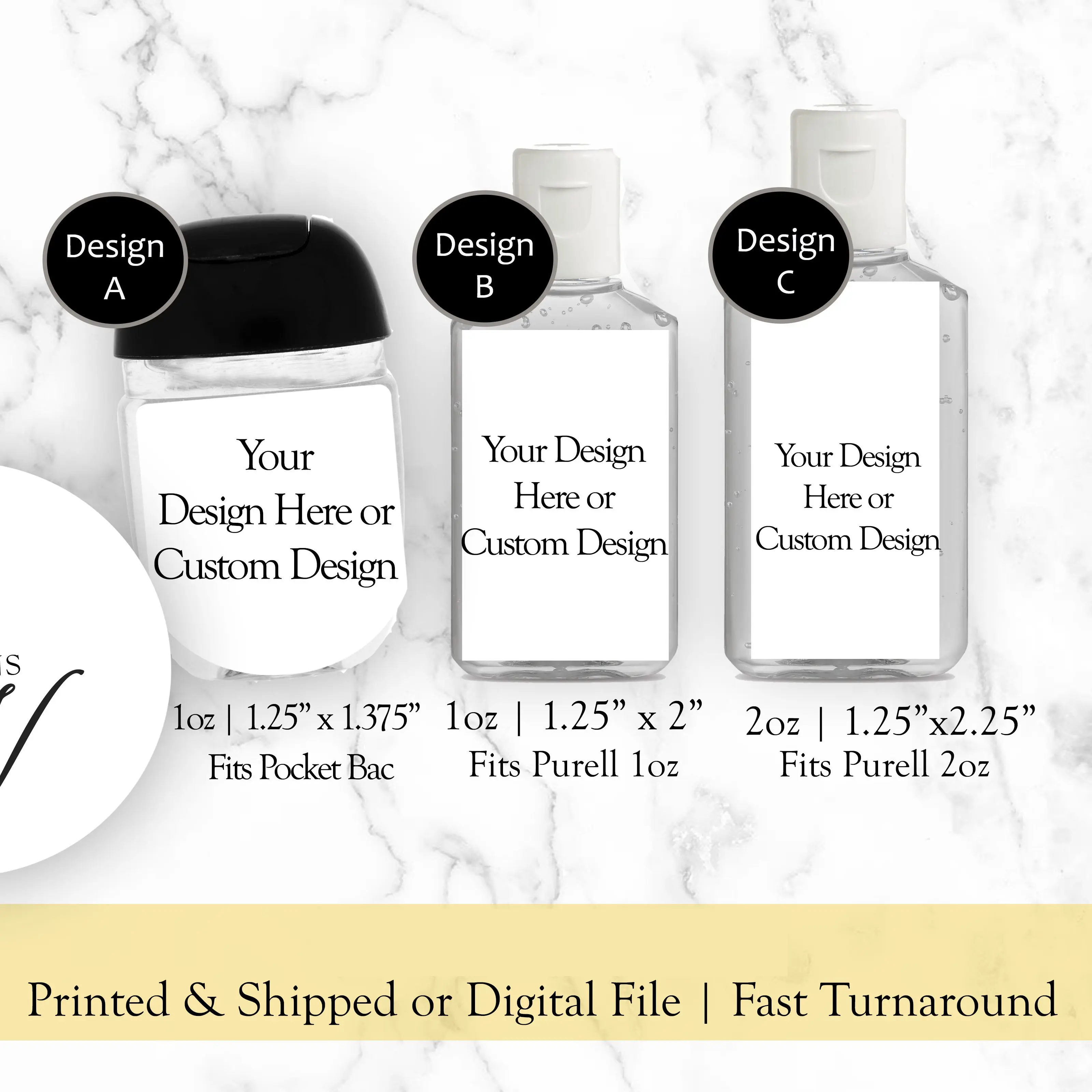 Custom Label Stickers Hand Sanitizer Any Occasion Custom Label Stickers Hand Sanitizer Any Occasion