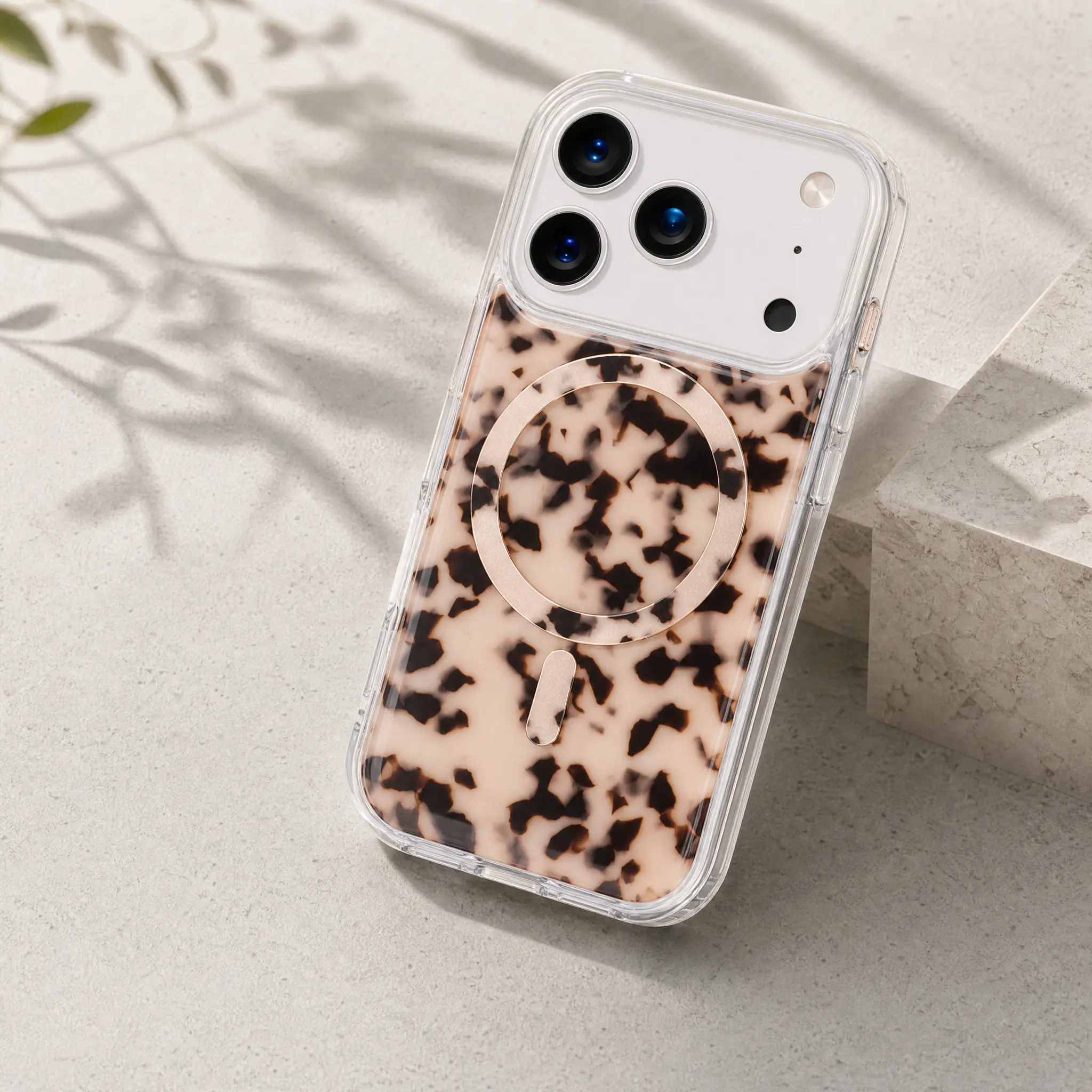 NICESTCASE Customized Magnetic Smartphone Casing - Handheld Cellphone Case for iPhone 16/17 Pro Max Devices, Multi-Material (TPU, PC, Acetate Fiber, Resin) with 1.5m Drop Protection, Anti-Yellowing, Shockproof Design