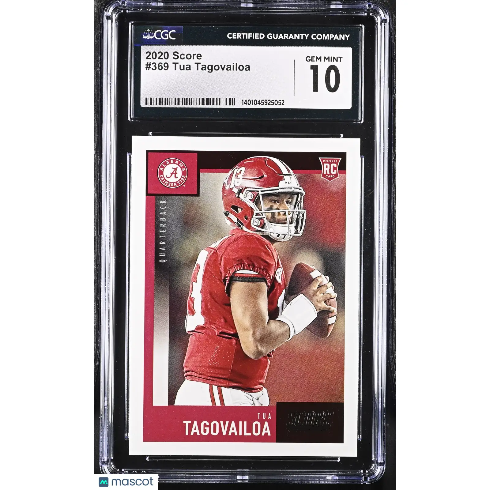 Tua Tagovailoa CGC 2020 Score #369 Football 10