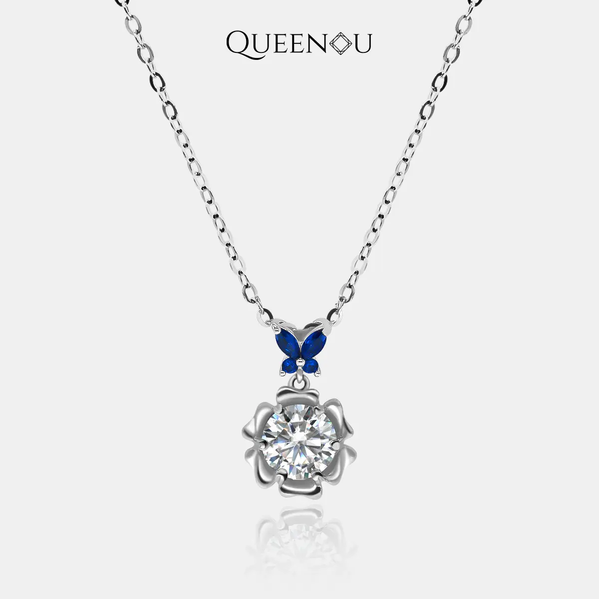 【796】"Springtime Symphony" Butterfly Bloom Synthetic Moissanite Flower Set– Elegant and Vibrant Gift for Engagement, Wedding, or Anniversary