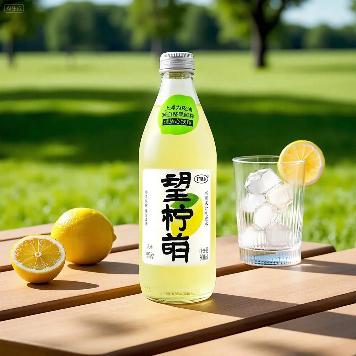 Hope Water See Lemon Sparkling Juice Drink 300ml