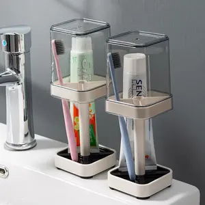 Dustproof wash cup, toothpaste toothbrush shelf, household mouthwash cup set, toothbrush cup, dormitory toothbrush holder