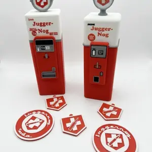 Juggernog set coaster key chains and figure