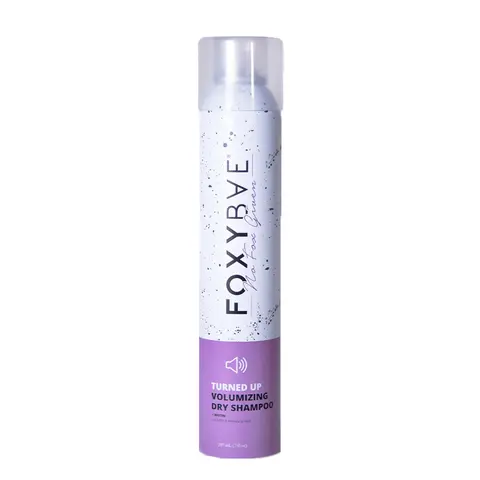 FoxyBae Turned Up Volumizing Dry Shampoo + Biotin – Refreshing Lily & Cucumber Scented – Oil-Absorbing, Non-Toxic, and Sulfate-Free – Adds Volume & Freshness – For All Hair Types (7 Fl. Oz)