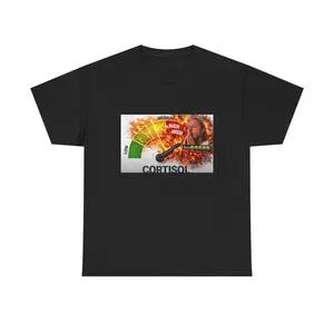 High Cortisol Meme T-Shirt | Funny Stress Hormone Art