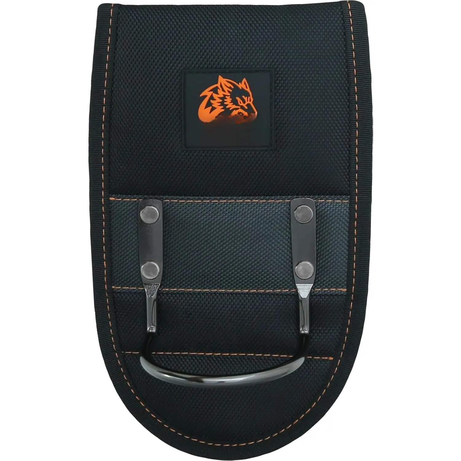 WTH2101 Heavy-Duty Ballistic Steel Loop Hammer Holder | 3'' Work Tool Belt Tunnel | Mallet Rock Pick Holster | Durable Lightweight | Construction Contractor Bricklayer Mining Maintenance Handyman