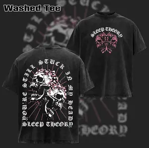 ReTro Sleep Theory Dual Skulls T-Shirt , Sleep Theory tshirt & Hoodie. Washed Oversized T-Shirt , Rock Band Shirt, Retro Music Tee, Rock Music Lover Shirt, Vintage Band Shirts , Top Men's and Women's Clothing