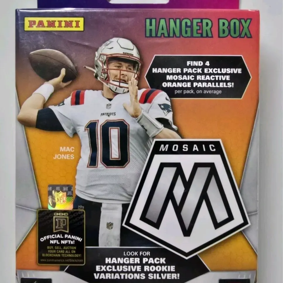 Panini 2022 Mosaic NFL Hanger Box Featuring Exclusive Rookie Variations Silver, Find 4 Exclusive Mosaic Reactive Design Per Pack nfl card sports cards