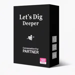 1 Box Adult Couple Card Game - Romantic Icebreaker Conversation Cards for Building Emotional Connections, Interactive Dialogue to Learn About Each Other