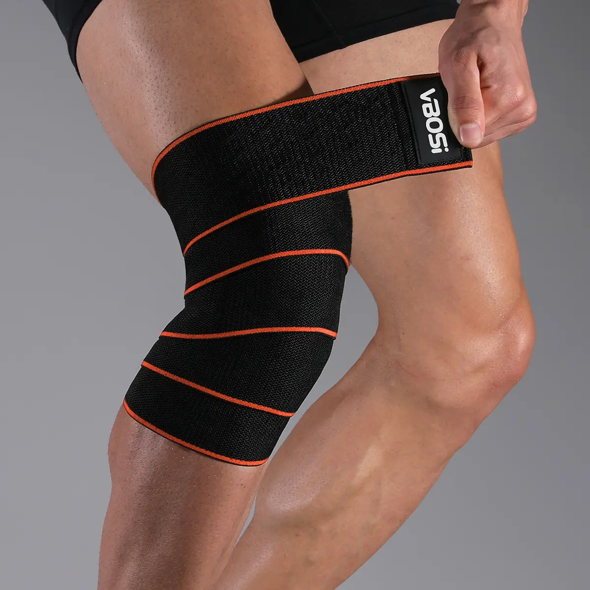 1 Piece Anti-Slip Adjustable Compression Knee Wrap, Knee Strap, Knee Supporter, Support for Squats, Weightlifting, Daily Use, Ideal Gift for Men & Women, Knee Compression Sleeve, Sports Knee Sleeve, Knee Sleeves for Weightlifting