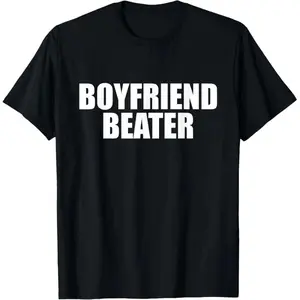 Cotton Boyfriend Beater Funny Girlfriend T-Shirt