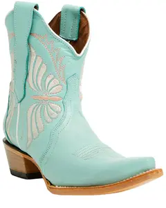 Circle G Women's Butterfly Western Booties Snip Toe - L6290
