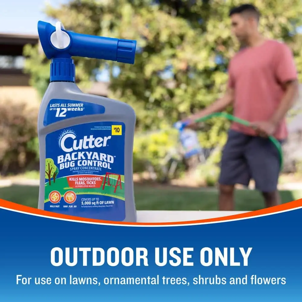 32 oz. Backyard Bug Control Spray Concentrate - Insect Deterrent, Anti-Mosquito, Mosquito Killer for Multi-Insect Pest Control, Insect Deterrent Multi-Insect, Anti Mosquito Multi-Insect