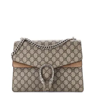 Pre-owned GUCCI Canvas Coated Shoulder Bags Dionysus Bag GG Coated Canvas Medium by Rebag