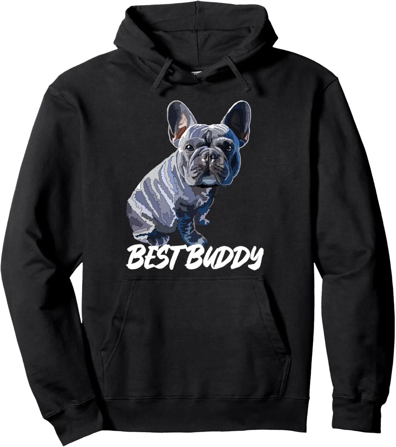 Best Buddy Frenchie Dog Pullover Hoodie - Keylamartine Shop 30B0DL6DPTVT