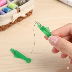 Sewing Machine Needle Threader Tool, Quick & Easy Diy Threading Device for elderly, Anti-Slip & Anti-Unthreading Craft Aid, Precision Embroidery Positioning Kit, Handmade Sewing Accessories, Must-Have for Home Sewing, Sewing Tools, Sewing Supplies Crafts