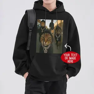 Custom Photo Hoodie - Personalized Sweatshirt for Family Love - Casual Cotton Blend - Loose Fit - Medium Weight - Perfect Gift - Everyday Wear - Unisex Design - Classic Fit