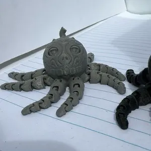 TiosOddities Cosmic Cuddlepus - Eight-Legged Space Kitty Fidget Toy with Star-Shaped Flexy Body & Articulating Legs for Stress Relief and Desk Adventures