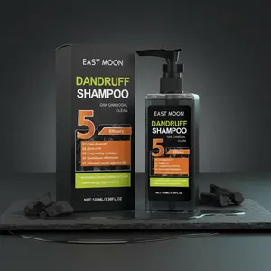 Oak Charcoal Anti-Dandruff Shampoo for Men, Scalp Nourishing & Deep Cleansing, Oil-Control & Volumizing, Refreshing Lightweight Formula - 100ml