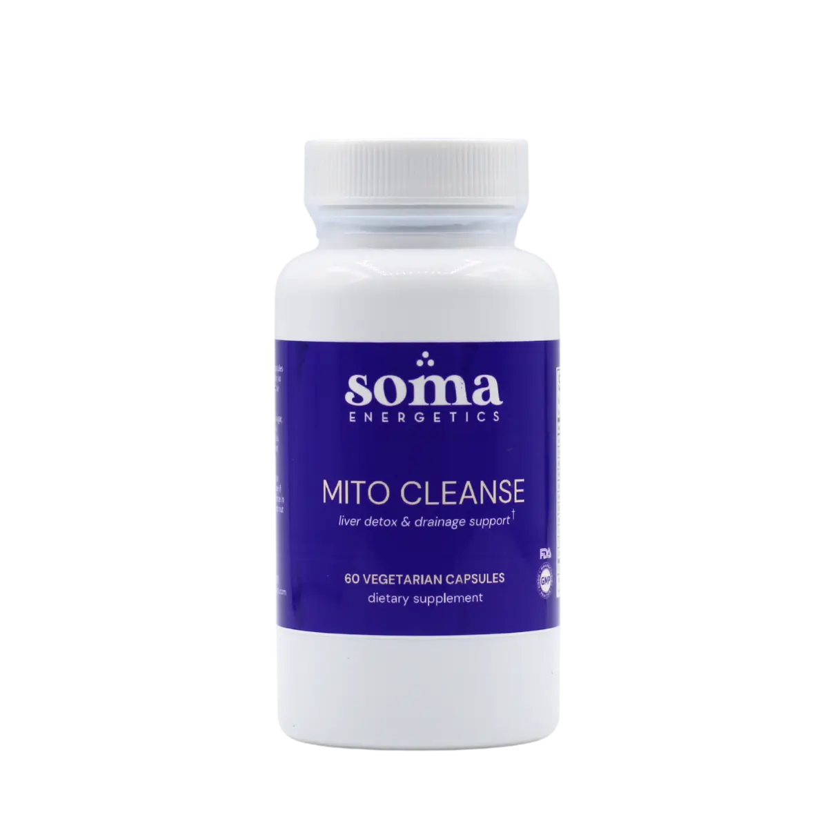 Soma Energetics Mito Cleanse - 60 Vegetarian Capsules for Liver Detox & Drainage Support with NAC & Milk Thistle