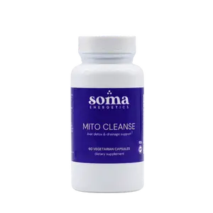 Soma Energetics Mito Cleanse - 60 Vegetarian Capsules for Liver Detox & Drainage Support with NAC & Milk Thistle